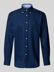 Regular Fit Freizeithemd aus Baumwoll-Leinen-Mix von Tommy Hilfiger - 4