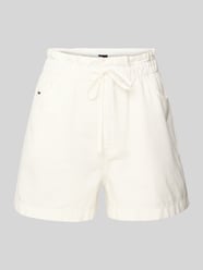 Regular Fit Paperbag-Shorts aus Baumwoll-Leinen-Mix von Tommy Jeans - 6