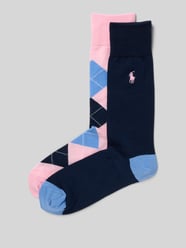 Socken mit Logo-Stitching im 2er-Pack von Polo Ralph Lauren Underwear Pink - 12
