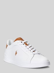 Sneaker aus echtem Leder mit Logo-Details von Polo Ralph Lauren - 21