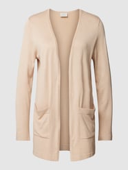 Cardigan mit Eingrifftaschen Modell 'Fenia' von Kaffe Beige - 42
