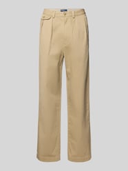 Chino met plooien en achterzakken van Polo Ralph Lauren Beige - 26