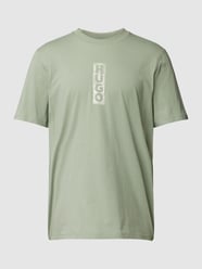 T-Shirt mit Label-Print Modell 'Dalbula' von HUGO Grün - 46