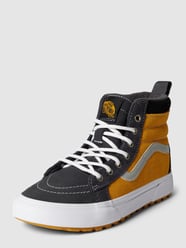 Sneakersy z paskami w kontrastowym kolorze model ‘SK8-HI’ od Vans Żółty - 29