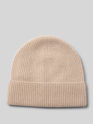 Muts van puur kasjmier in gebreide look van Christian Berg Woman Beige - 15
