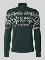 Sweter z dzianiny z kołnierzem od MCNEAL - 5