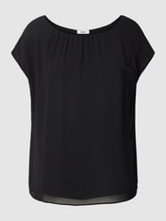 Bluzka z dekoltem w łódkę od s.Oliver BLACK LABEL Czarny - 22