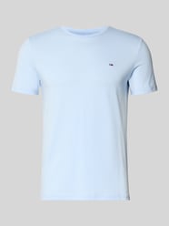 T-shirt o kroju slim fit z mieszanki bawełny Model 'JASPE HERITAGE' od Tommy Jeans - 11
