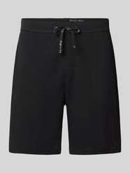 Sweatshorts met labeldetail van Christian Berg Men - 33