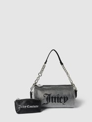 Handtasche mit Allover-Ziersteinbesatz Modell 'HAZEL' von Juicy Couture Schwarz - 7