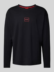 Longsleeve mit Label-Print Modell 'Laze' von HUGO Schwarz - 11