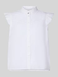 Regular Fit Blusentop aus reiner Baumwolle Modell 'BELLANA' von BOSS Orange - 10