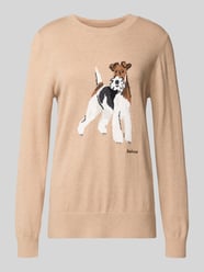 Sweter z dzianiny o kroju regular fit z mieszanki bawełny i kaszmiru od Barbour - 21