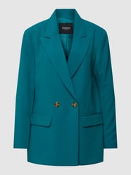 Żakiet z kołnierzem z połami model ‘Hunter’ od Soaked in Luxury Turkusowy - 48