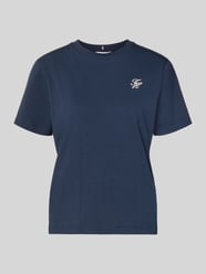 krój regular fit t-shirt z mieszanki bawełny od Tommy Hilfiger - 4