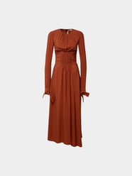 Midikleid mit Seide von No21 Rot - 17