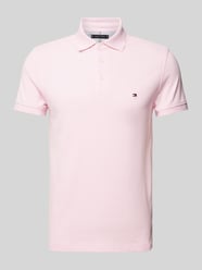 Poloshirt mit Label-Stitching von Tommy Hilfiger Pink - 2