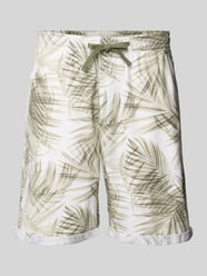 Relaxed Fit Bermudas aus Leinen-Baumwoll-Mix von Tom Tailor Denim Beige - 15