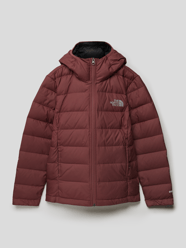 Donsjack met labeldetail van The North Face Oranje - 31