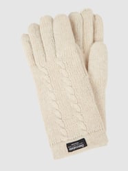 Handschuhe aus Wolle von EEM Beige - 6