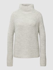 Gebreide pullover met opstaande kraag, model 'Arwen' van Drykorn Grijs / zwart - 48