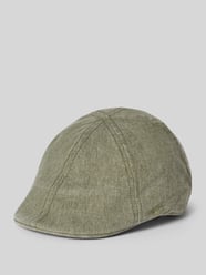 Flat Cap aus Baumwoll-Leinen-Mix mit Label-Stitching von camel active - 30
