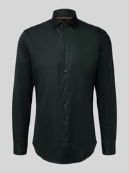 Slim fit zakelijk overhemd van katoen met haaikraag van Jake*s - 40