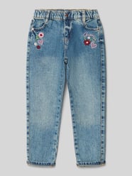 Jeansy o kroju mom fit z wpuszczanymi kieszeniami od Guess - 11