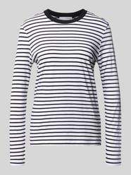 bluzka z długim rękawem o kroju regular fit z czystej bawełny model 'ESSENTIAL' od Selected - 20