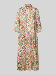 Overhemdjurk van viscose in all-over look van Smith and Soul Beige - 19