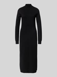 Midikleid mit Turtleneck von comma Schwarz - 2