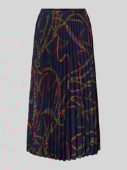 Spódnica midi z plisami od Lauren Ralph Lauren - 6