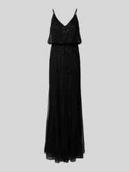 Abendkleid mit Zierbesatz von LACE & BEADS Schwarz - 7