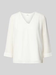 Regular fit blouse met lange mouwen en plooien van s.Oliver BLACK LABEL - 11