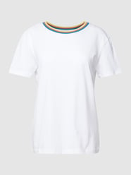 T-Shirt mit Rundhalsausschnitt von Jake*s Casual Weiß - 10