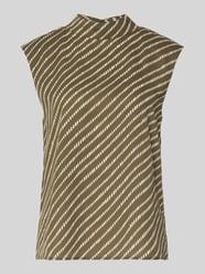 Regular fit top met opstaande kraag van COMMA - 20