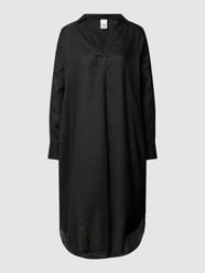 Blousejurk met V-hals van tonno & panna Zwart - 40