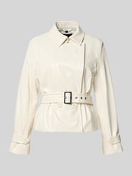 Jacke mit Gürtel und Ärmelriegeln von Marc Cain - 19