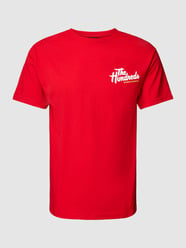 T-shirt met labelprint, model 'WORLD FAMOUS' van The Hundreds Rood - 8