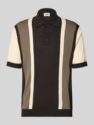 Regular Fit Poloshirt im Allover-Look Modell 'TAMIAN' von DRYKORN - 16