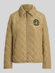 Kurtka pikowana o kroju regular fit z wyhaftowanym herbem od Lauren Ralph Lauren - 8