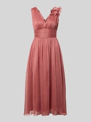 Cocktailkleid mit Volants von SWING Orange - 46