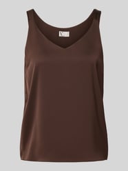 Trägertop aus Satin mit V-Ausschnitt von VM by Vera Mont - 45