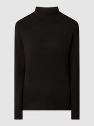 Sweter z domieszką wełny  od Esprit Czarny - 25