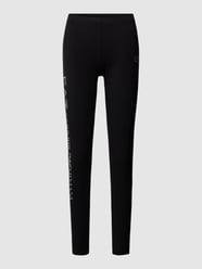 Legging met labelprint van EA7 Emporio Armani Zwart - 47