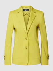 Blazer met reverskraag van Luisa Cerano Geel - 10