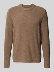 Sweter z dzianiny z okrągłym dekoltem model ‘Andy’ od Wood Wood - 22