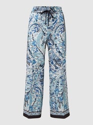 Hose mit Allover-Muster Modell 'Clara' von Cambio Weiß - 42