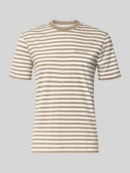 Regular Fit T-Shirt aus reiner Baumwolle von Marc O'Polo Beige - 1