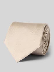 Krawatte aus Seide-Mix Modell 'H-Tie 7,5 CM-262' von BOSS Beige - 21